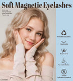 CoolleMi Natural Magnetic Lashes | Glue-Free Game Changer for a Zero Mess Nature Look | Reusable & Waterproof All-in-One Kit