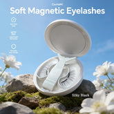 CoolleMi Silky Black Magnetic Lashes | Cloud-Like Comfort | Lightweight Zero Mess Glue-Free Lashes for Nature Look