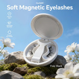 CoolleMi Foxy Black Magnetic Lashes | Glue-Free Game Changer | Zero Mess Winged-Out Cat Eye for an Instant Lift