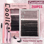 CoolleMi Ignite 260-320PCS DIY Lash Clusters Kit | Eyelash Extensions for Beginner Makeup | 3D Wispy Manga Lashes | Waterproof Bond & Seal with Remover & Tweezers