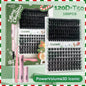 CoolleMi Iconic 196-266PCS DIY Lash Clusters Kit | PowerVolume Eyelashes Extensions | Makeup Eyelash Extension | Waterproof Bond & Seal with Remover Tweezers Brush Cosmetic