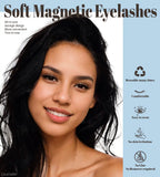 CoolleMi Morning Mist Magnetic Lashes  Wind-Proof & Reusable  Premium Glue-Free Game Changer for a Bold Nature Lo